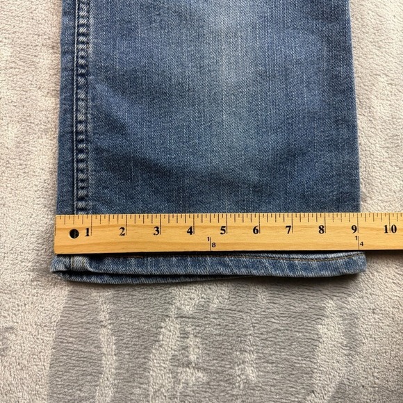 Vintage Levis 517 Jeans Womens 11 Blue Boot Cut Slim Western Dark Denim (32x30) - Picture 11 of 12
